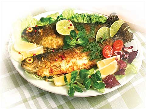 рыба жареная рыба жареная